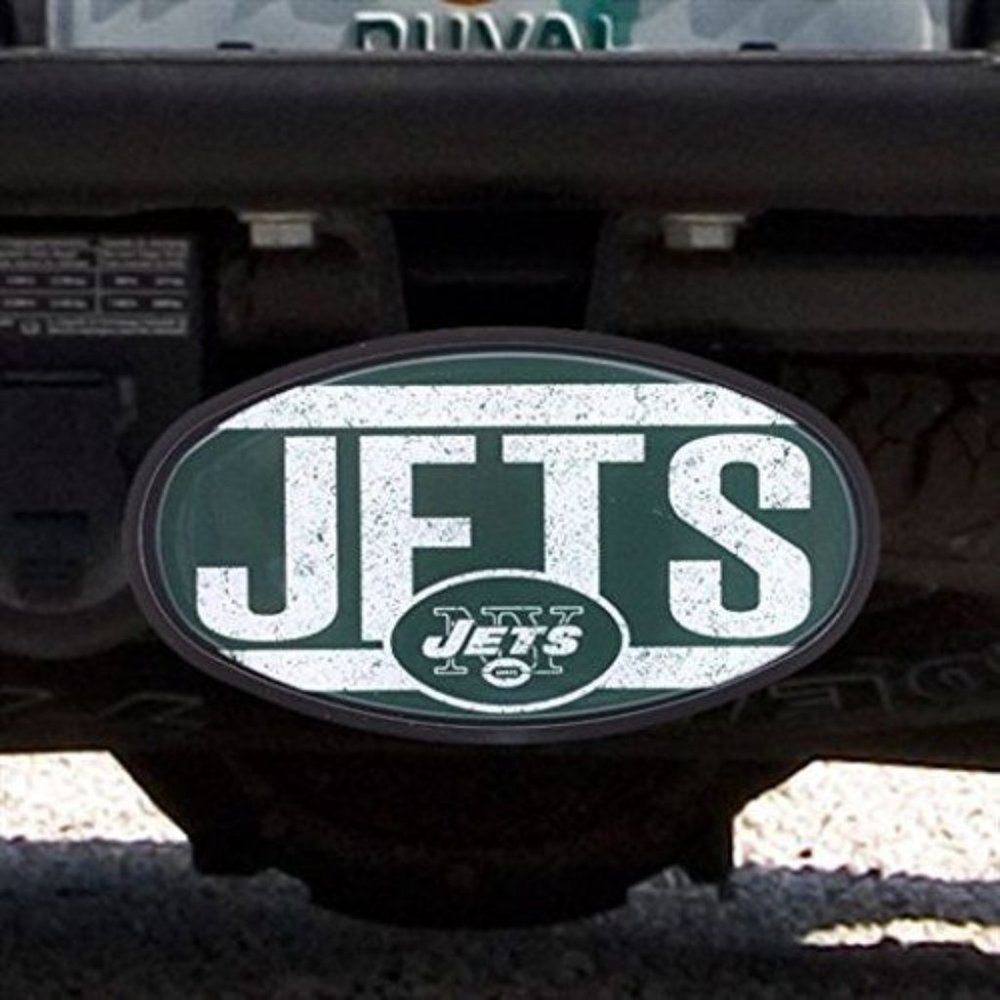 New York Jets Team Plastic Trailer Hitch Cover NIB New